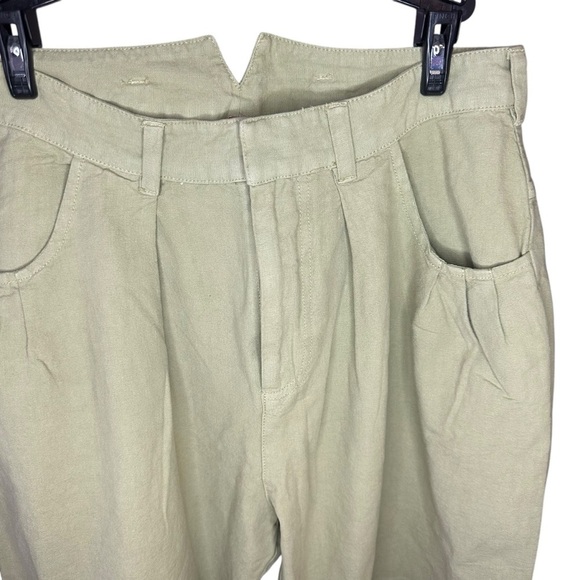 Free People Sweet Talk Chino Pants Size 4 NWOT green - Picture 6 of 12
